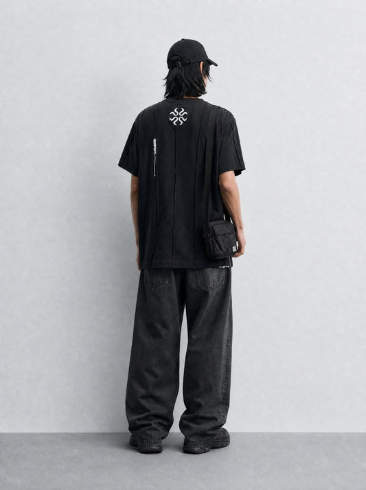 BLACK THREAD TSHIRT