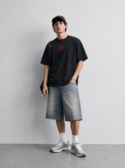 RED BLACK TEE