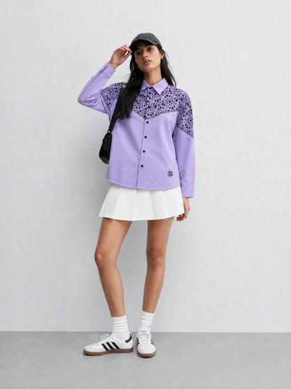 Lavender Shacket